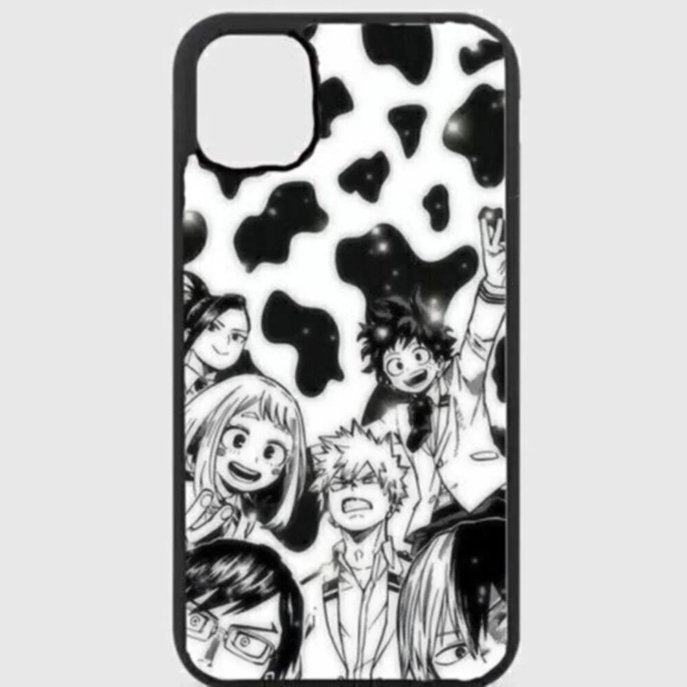 My hero academia cow print phone case
